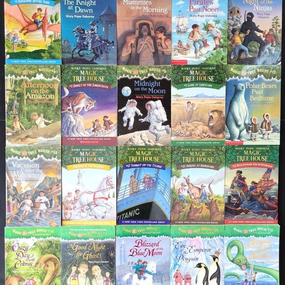 MAGIC TREE HOUSE & MERLIN MISSION LOT OF 20 BOOKS SCHOLASTIC MARY POPE OSBORN - Picture 2 of 13